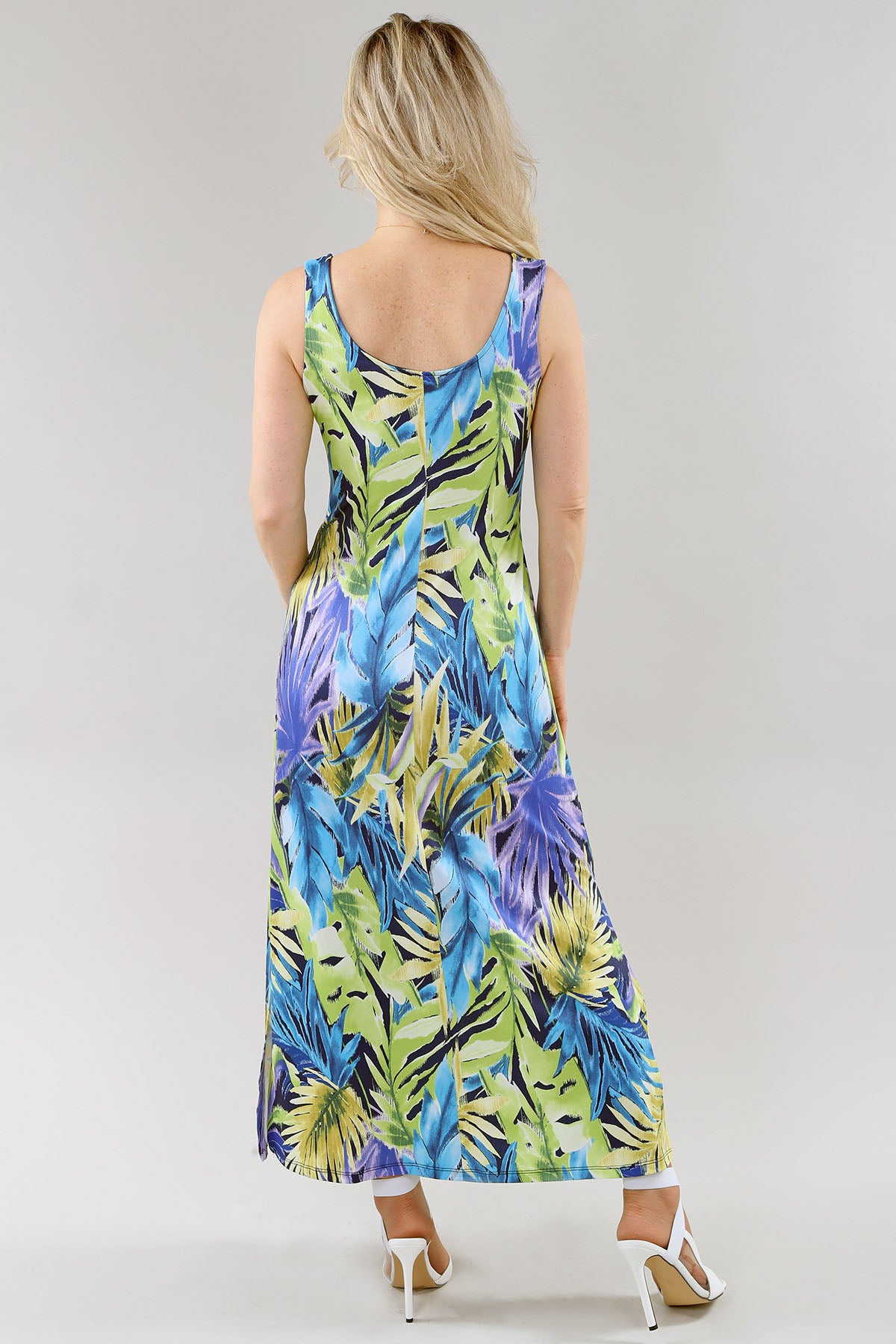Michael Tyler – Printed Maxi Dress - Gayle's Fashions