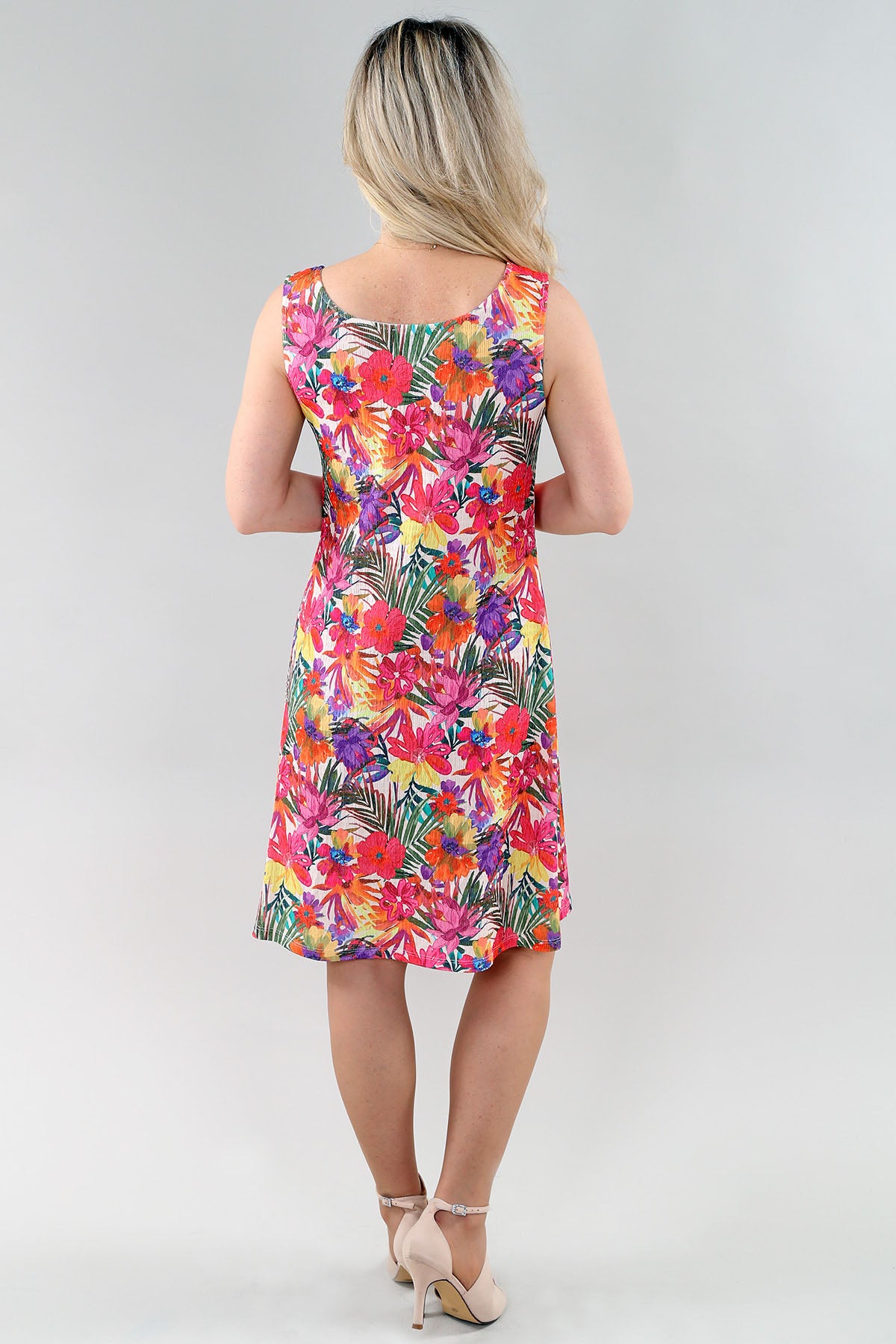Michael Tyler – Floral Sleeveless Sundress - Gayle's Fashions