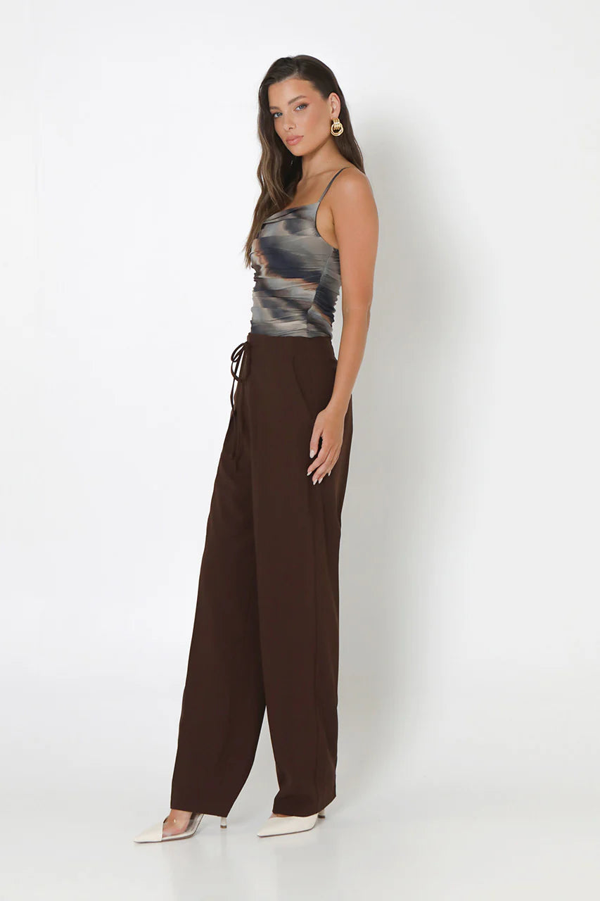 Madison the Label - Wynter Pant in Cocoa