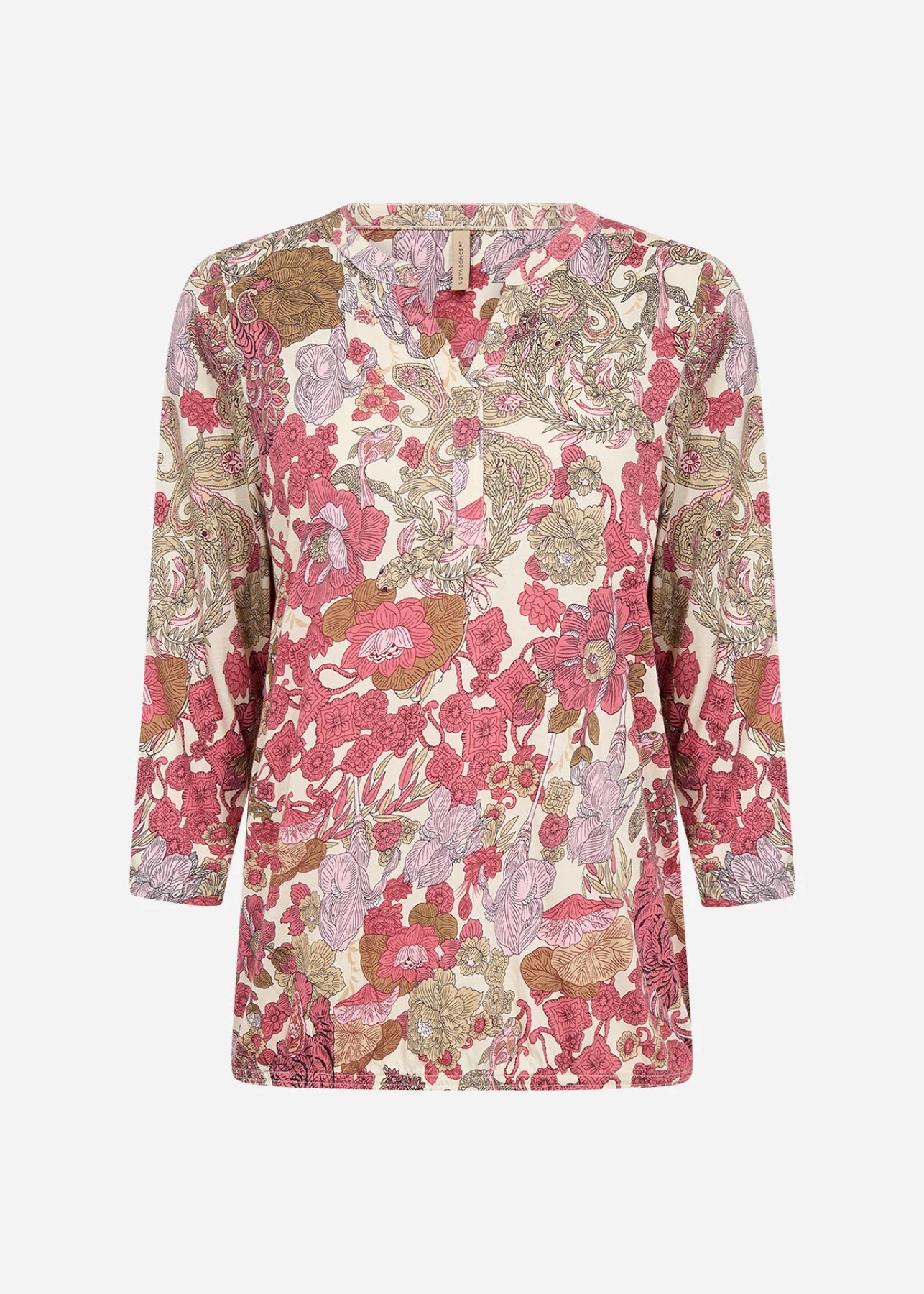 Soya Concept - FELICITY AOP 536 Blouse (Pink) - Gayle's Fashions