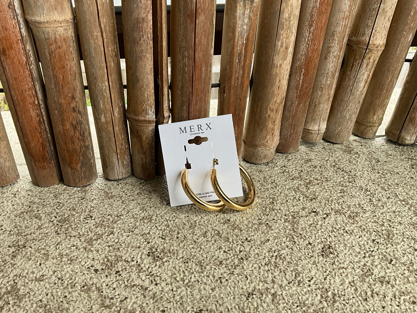 MERX - Thick Gold Hoop Earring