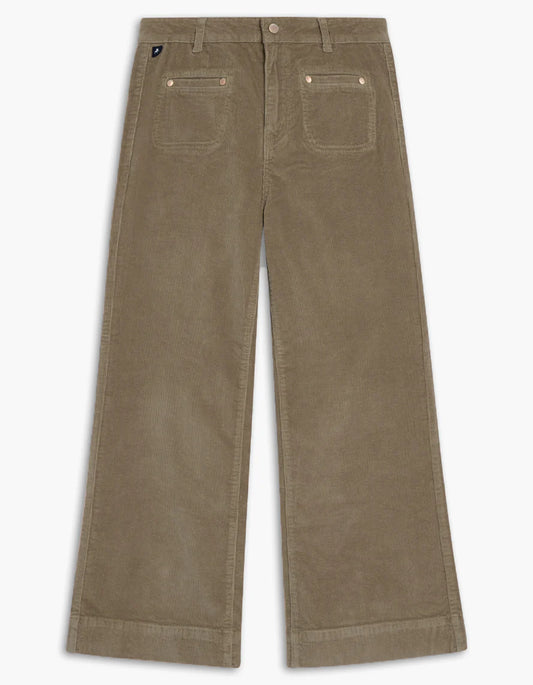 Lois - Robbie Corduroy High Waist Flare