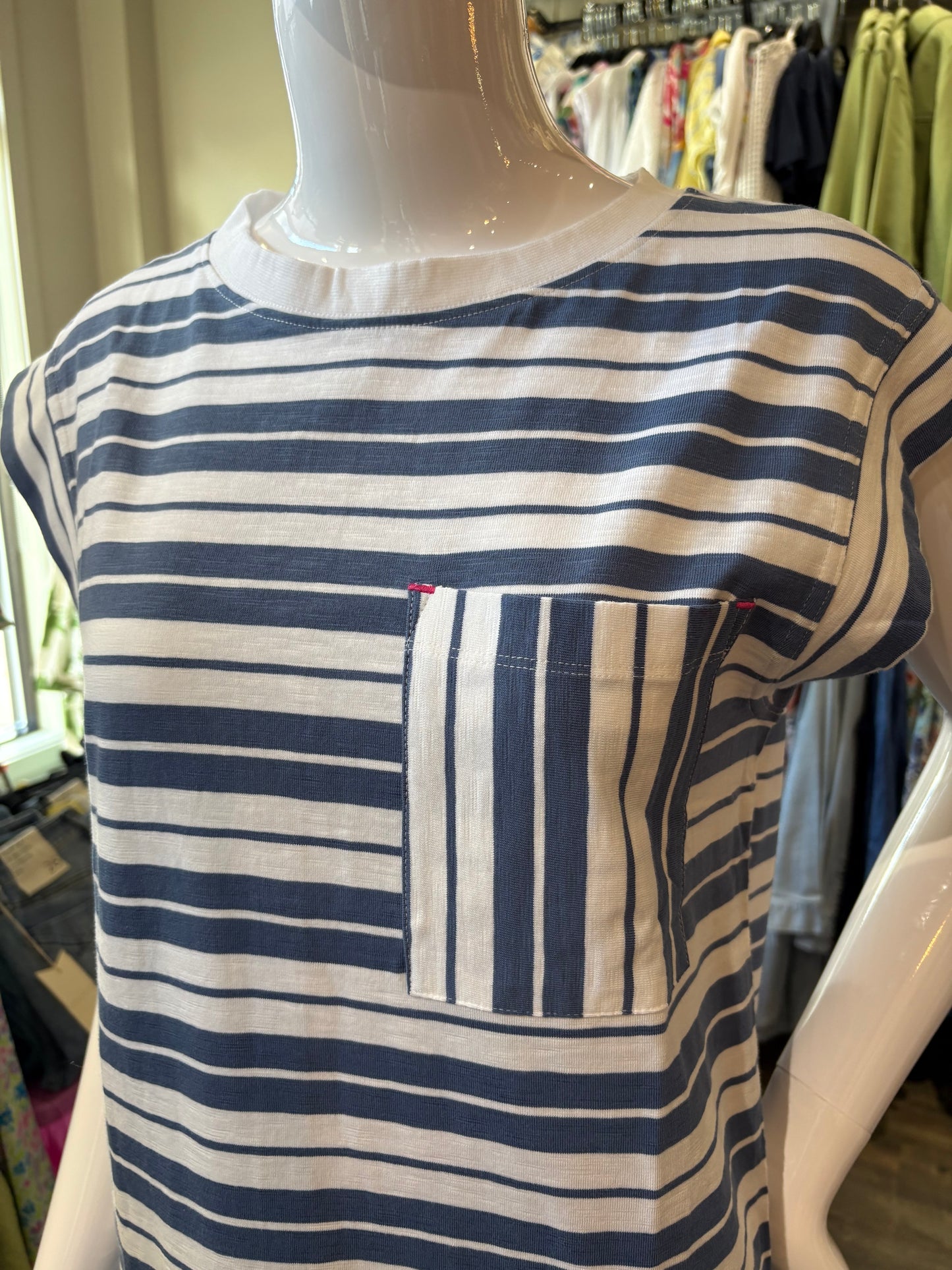 Hatley - Pocket Tee Dress (Star Saphire)