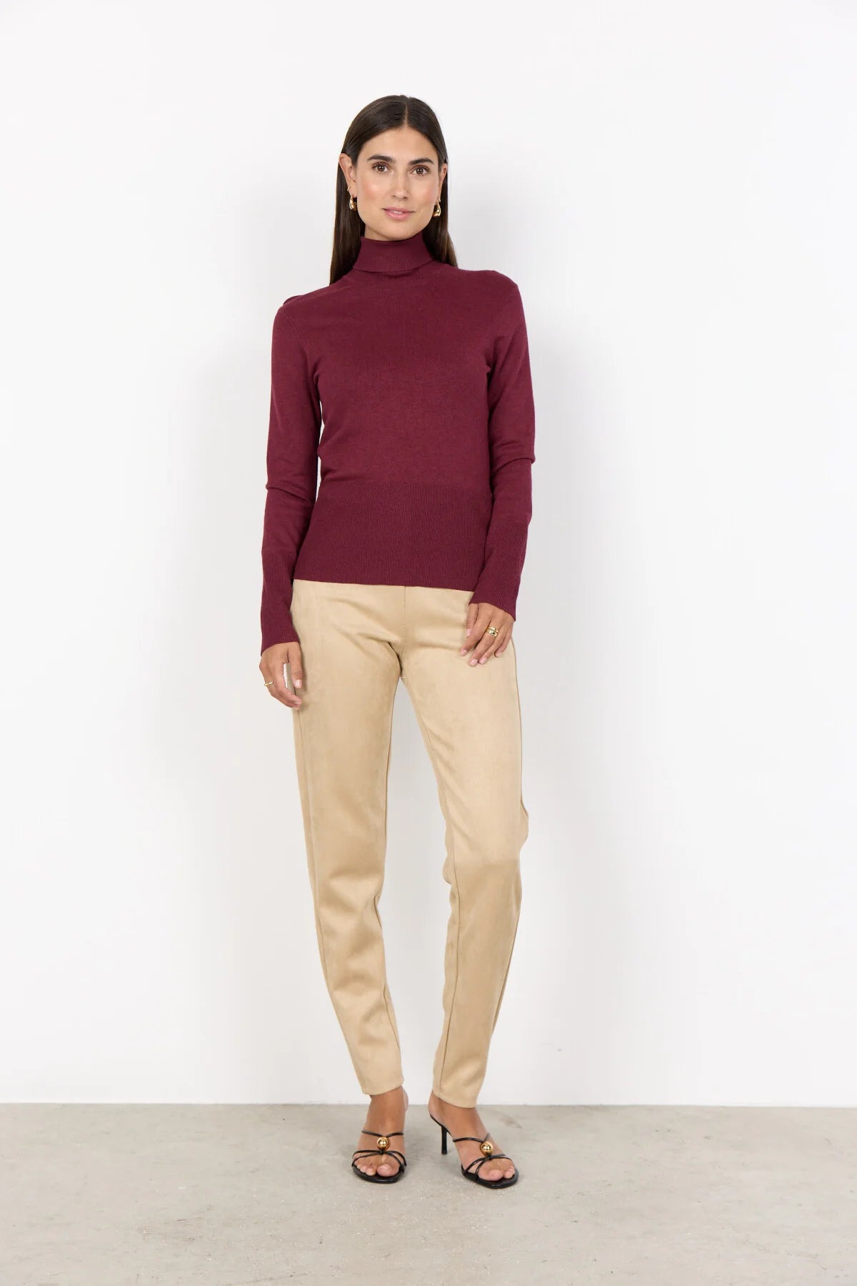Soya Concept - DOLLIE 145 Pullover, Dark Red