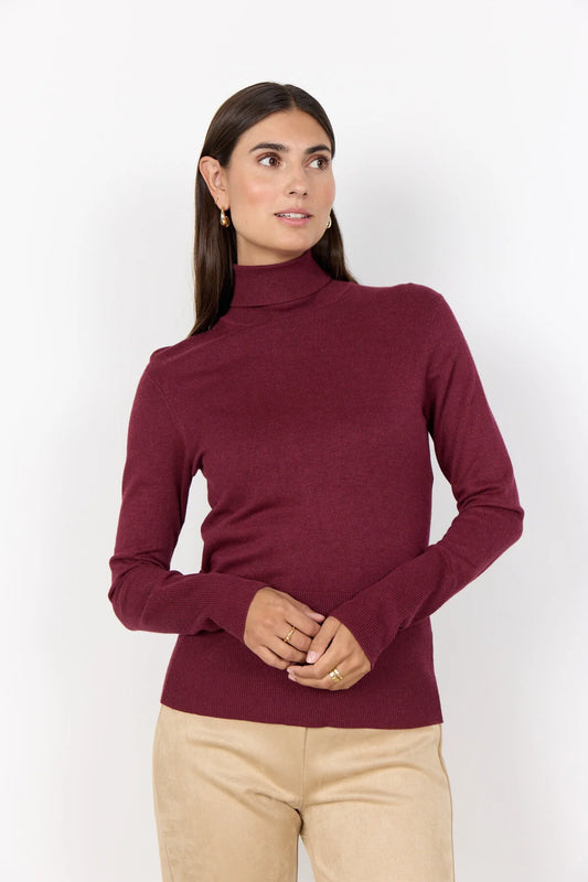 Soya Concept - DOLLIE 145 Pullover, Dark Red