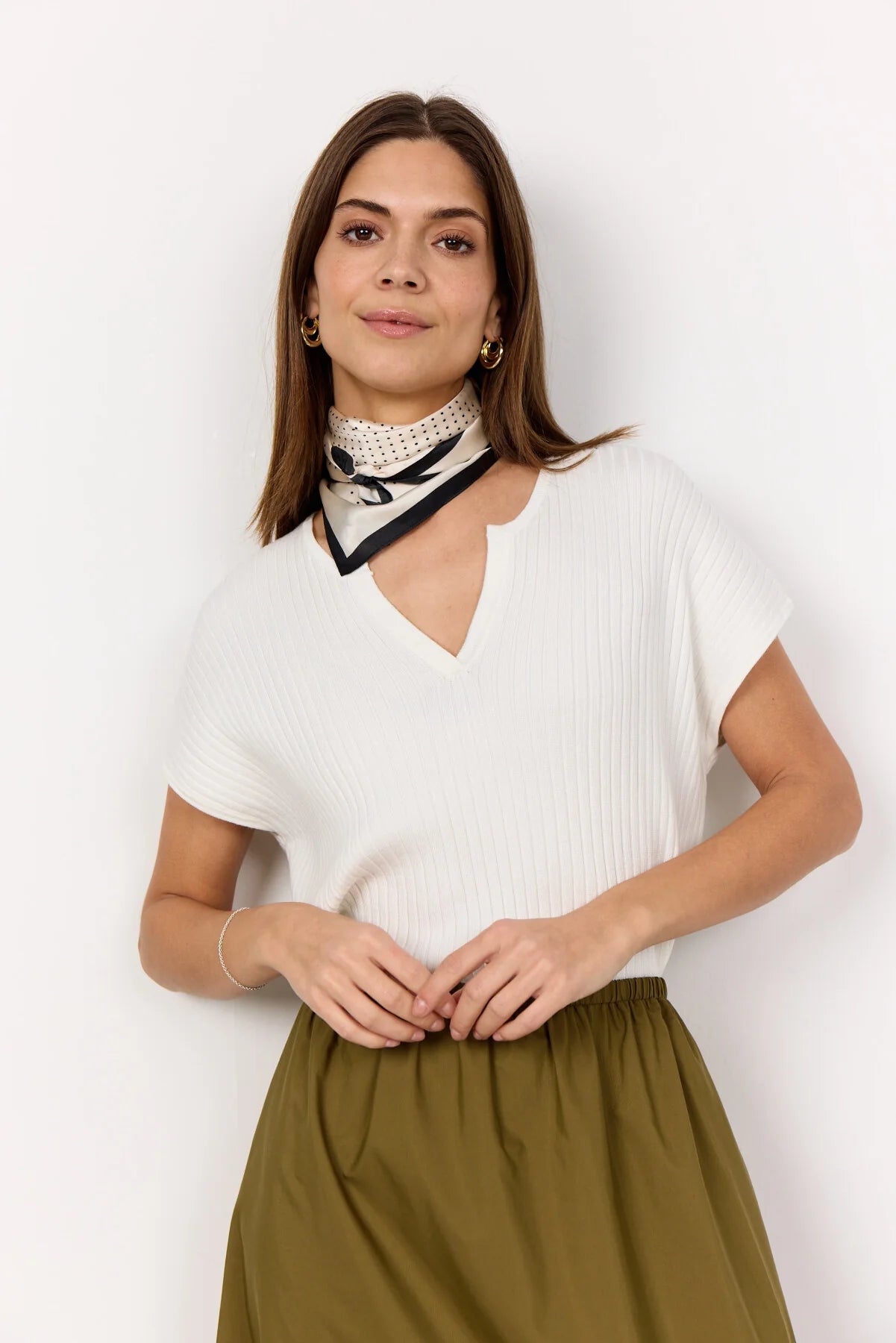 Soya Concept - DOLLIE 787 T-shirt, Off White