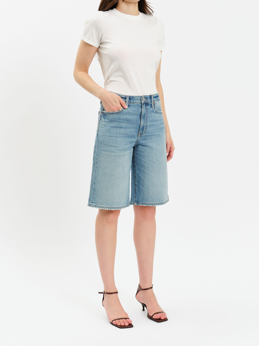 Daze -Cruiser Mid-Rise Jort in Fools Gold - Gayle's Fashions