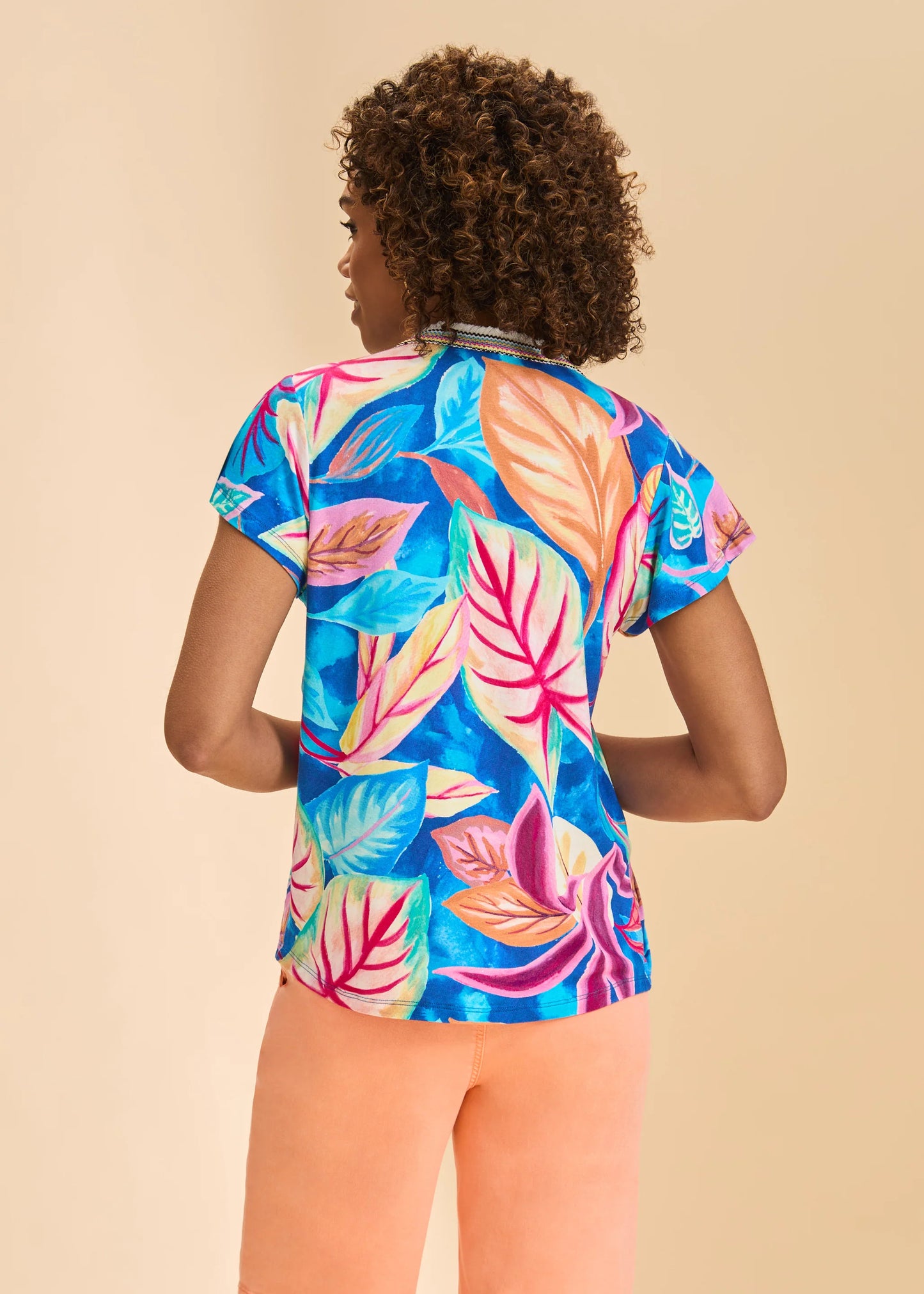 FDJ - Flutter Sleeve Pintuck Top (Bird of Paradise) - Gayle's Fashions