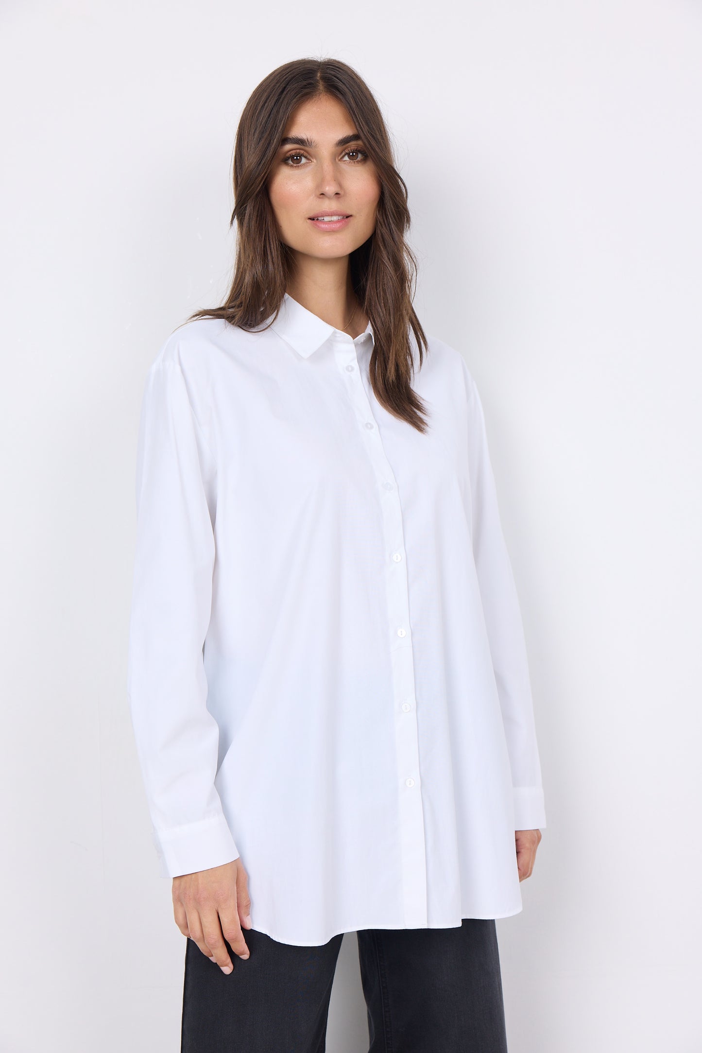 Soya Concept - Classic Oversized Collared Shirt