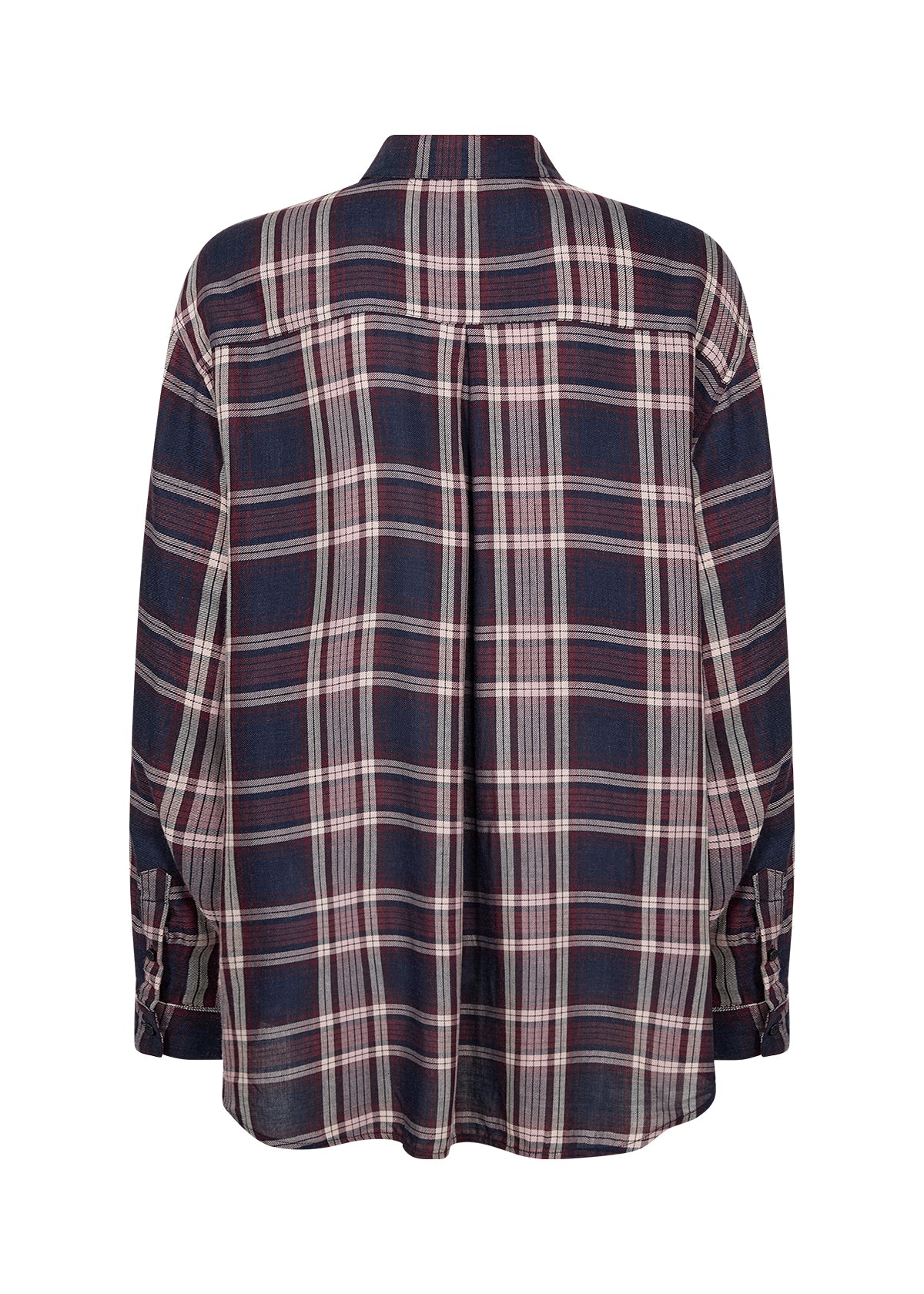 Soya Concept - INGA Oversized Plaid Button Up