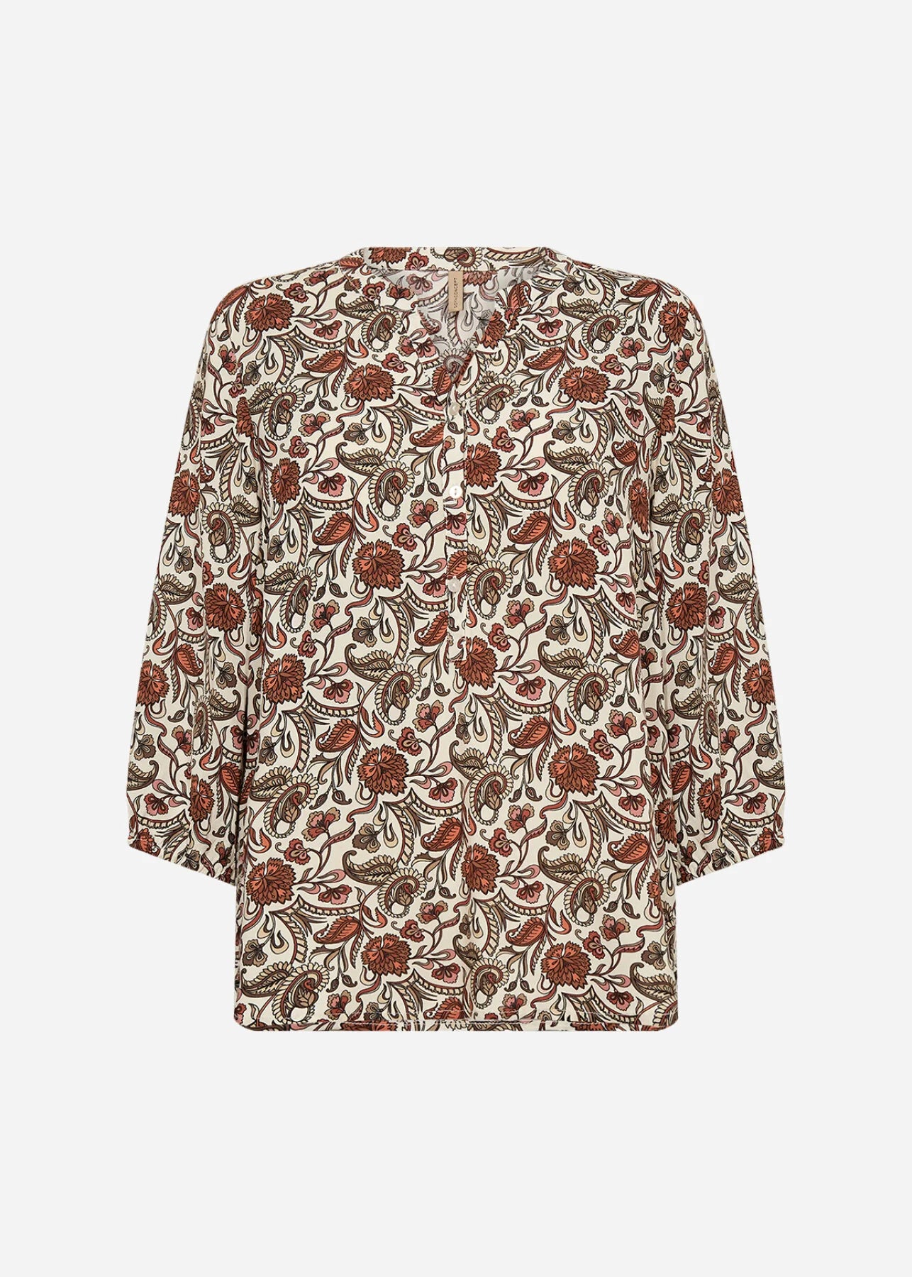 Soya Concept - SAMEA 2 Blouse, Rust Red