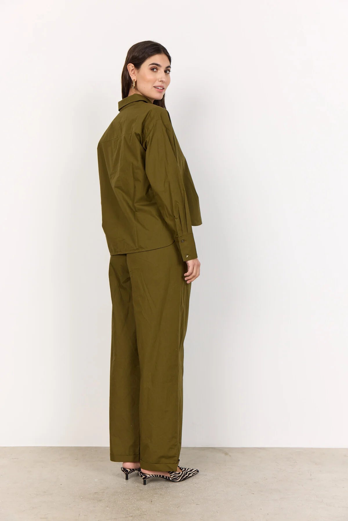 Soya Concept - RACHELLE 7 Shirt, Dark Olive