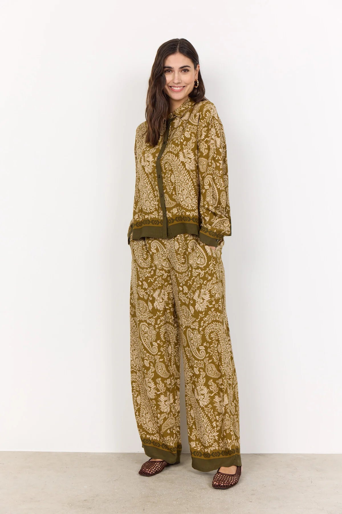 Soya Concept - VALGERDA 1 Shirt, Olive Green