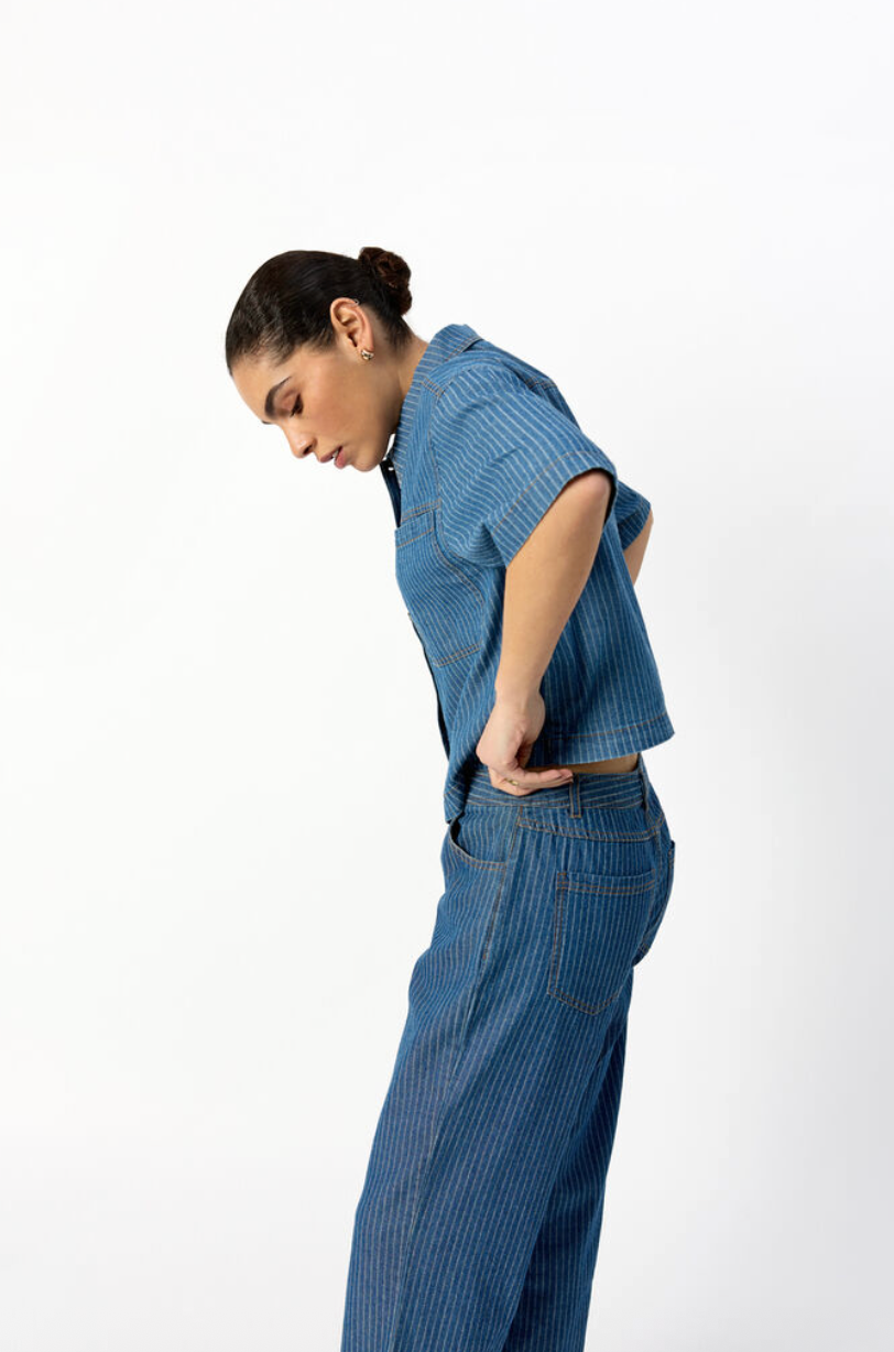 Soya Concept - CAISHO 1 Shirt (Blue Denim) - Gayle's Fashions