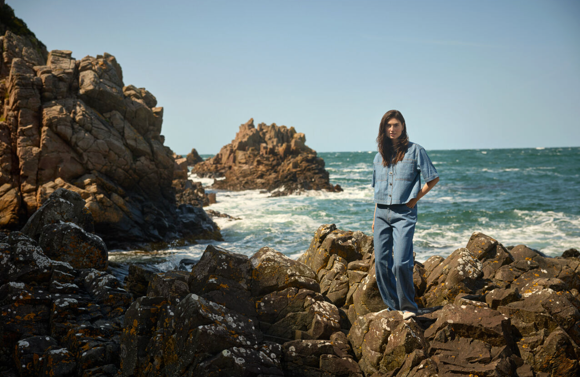 Soya Concept - CAISHO 1 Shirt (Blue Denim) - Gayle's Fashions