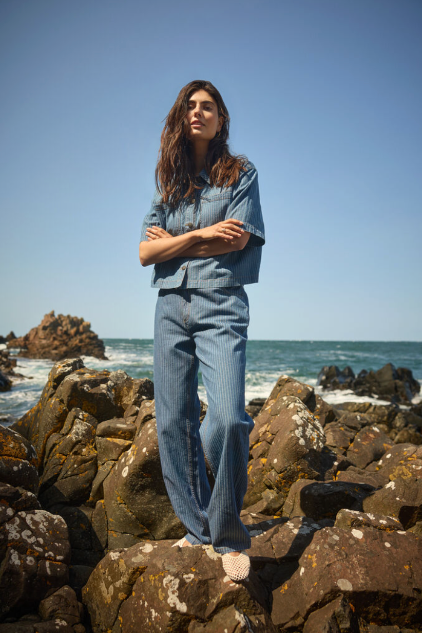 Soya Concept - CAISHO 1 Shirt (Blue Denim) - Gayle's Fashions