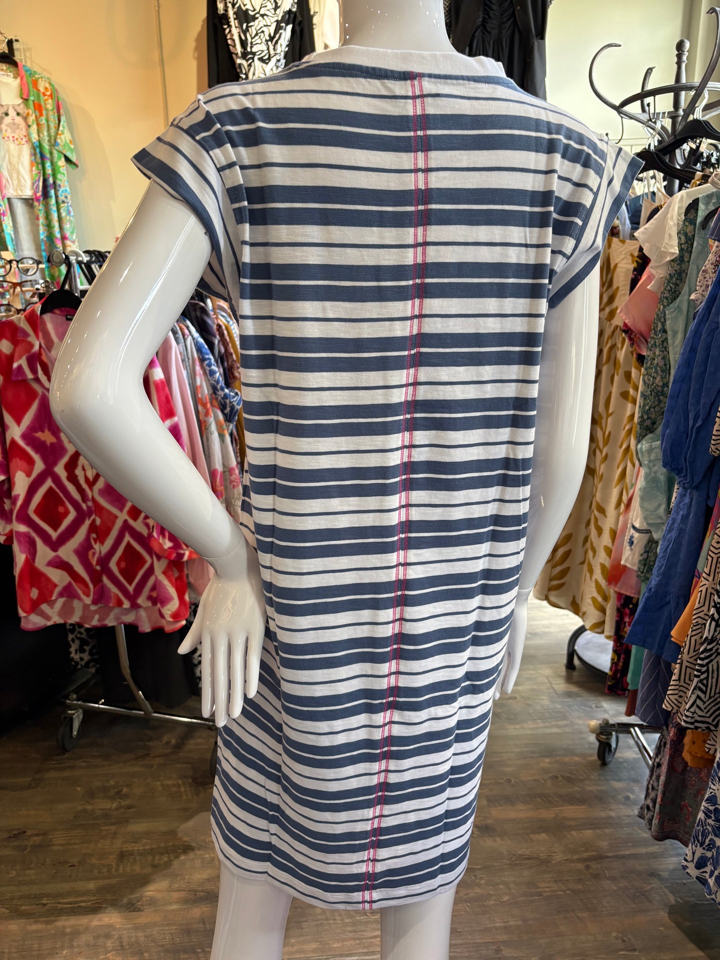 Hatley - Pocket Tee Dress (Star Saphire)