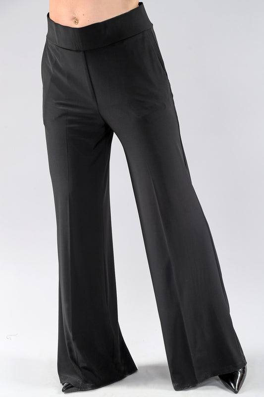 Michael Tyler - Black Wide Leg Pants