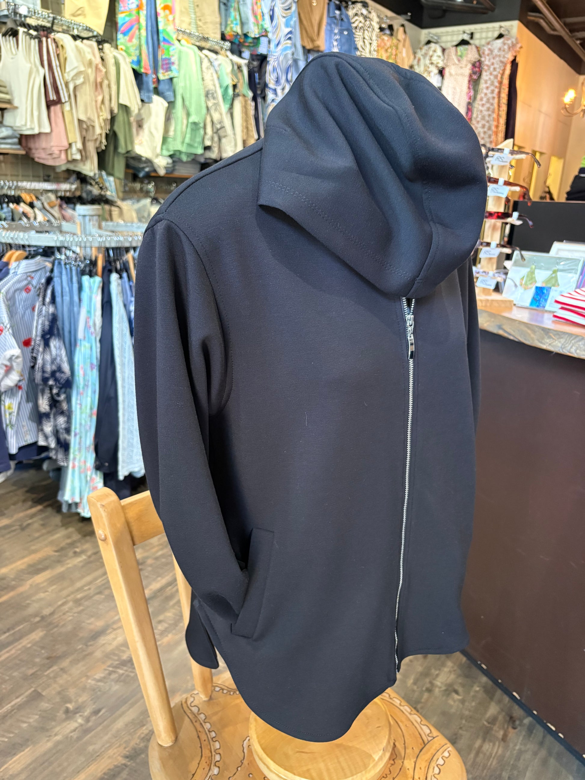 Bali – Hooded Zip-Up Casual Jacket - Gayle's Fashions