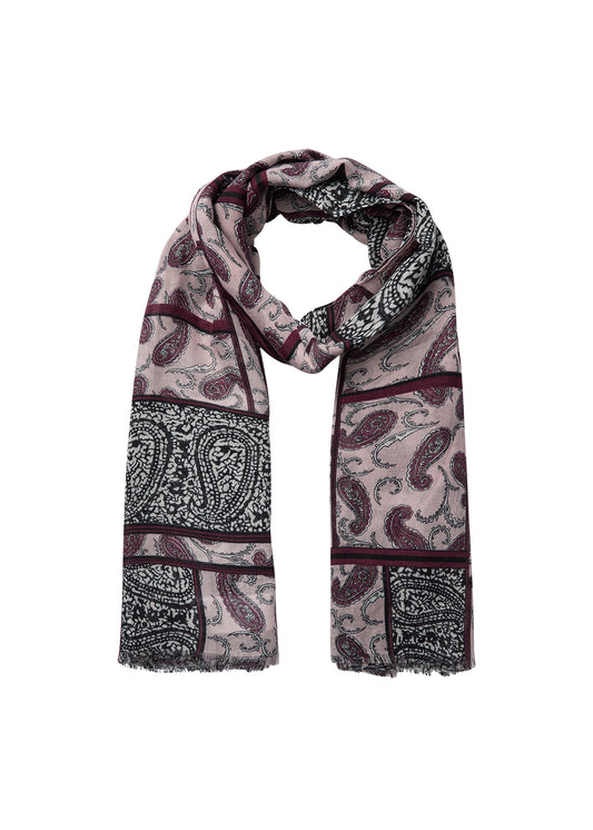 Soya Concept - IMOA Pink Paisley Scarf