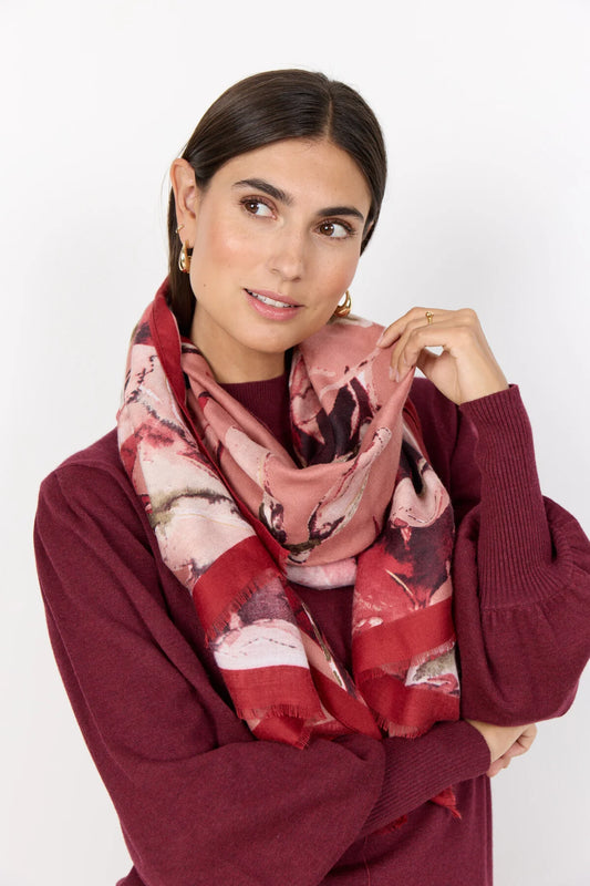 Soya Concept - VAMELLON 1 Scarf, Bordeaux