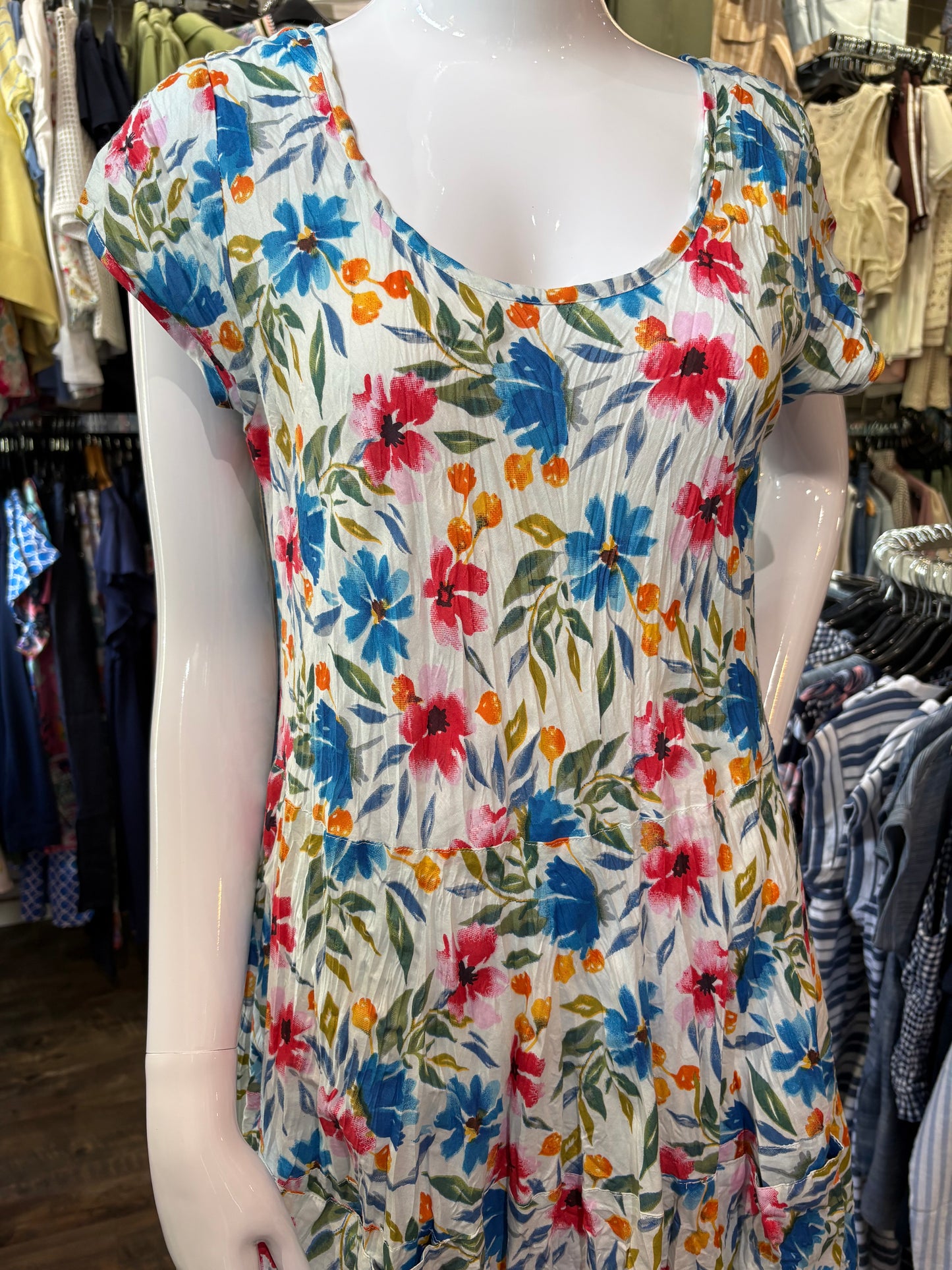 Dress Addict – Cap Sleeve Fit & Flare Dress