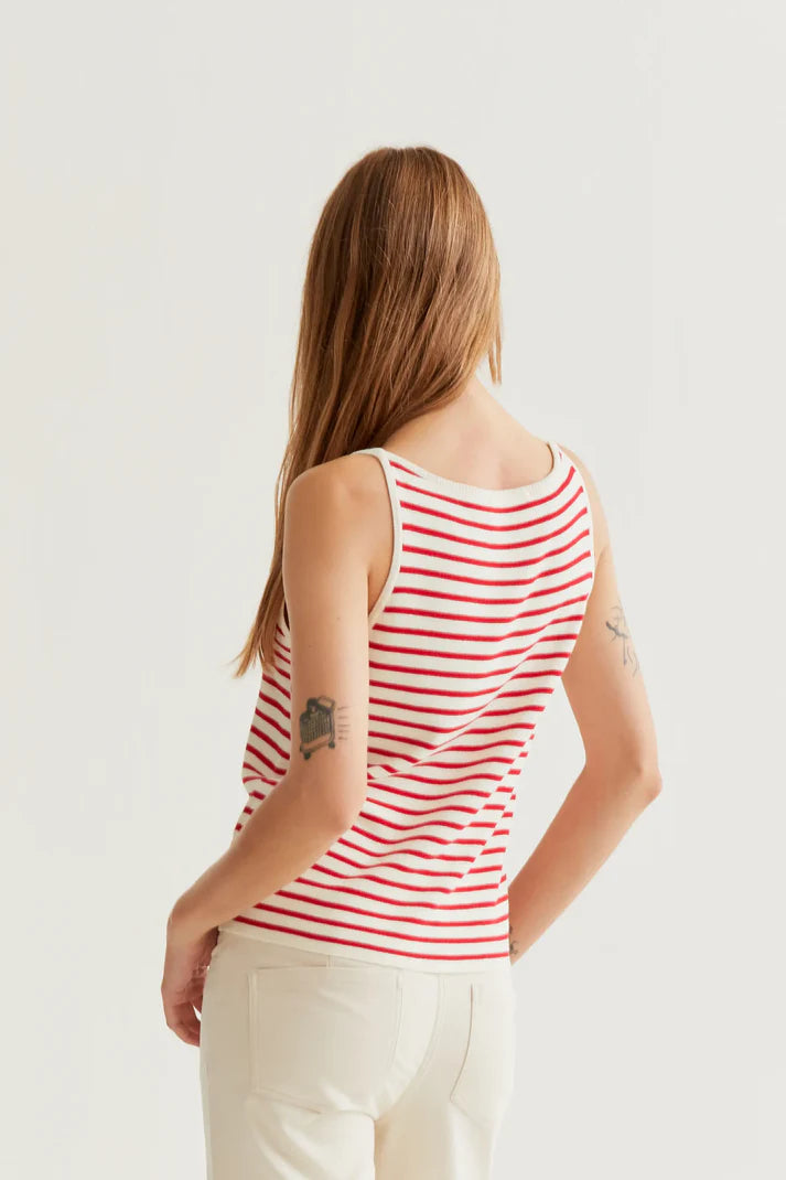 Compañía Fantástica – Strawberry Stripe Sweater Tank