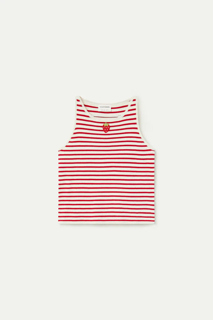 Compañía Fantástica – Strawberry Stripe Sweater Tank