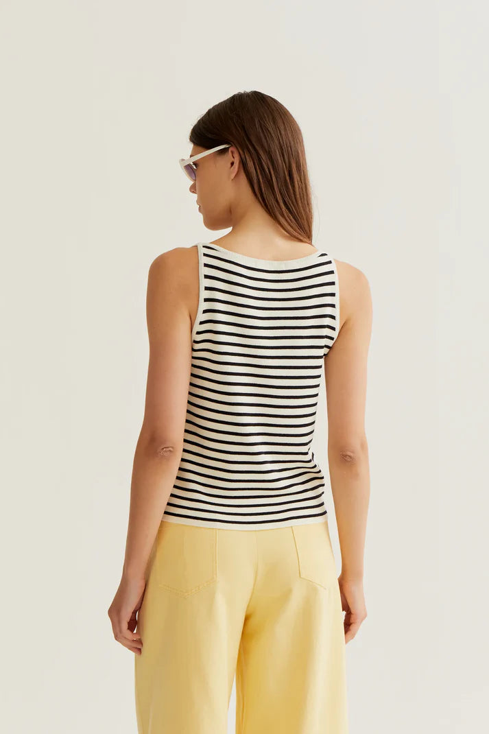 Compañía Fantástica – Banana Stripe Sweater Tank