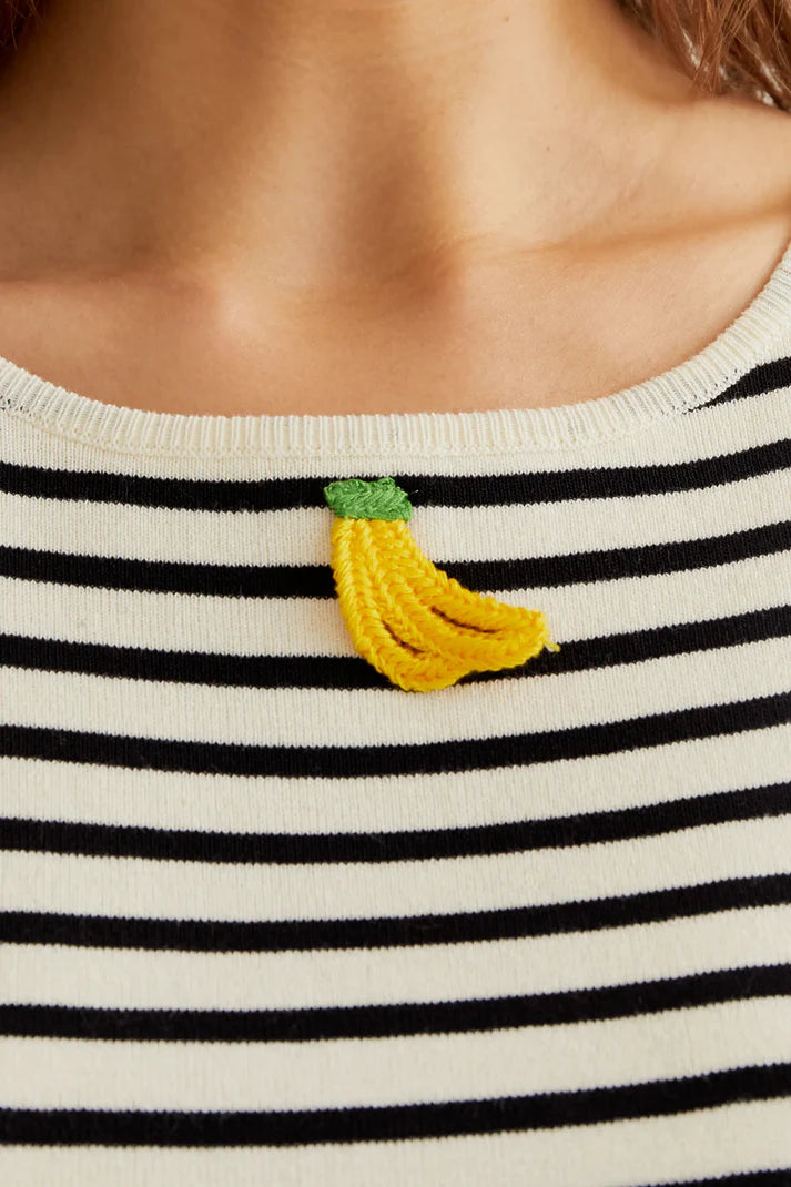 Compañía Fantástica – Banana Stripe Sweater Tank