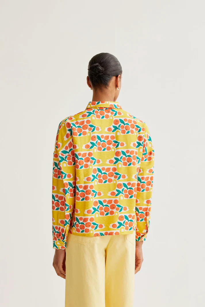 Compañía Fantástica – Citrus Print Long Sleeve Shirt