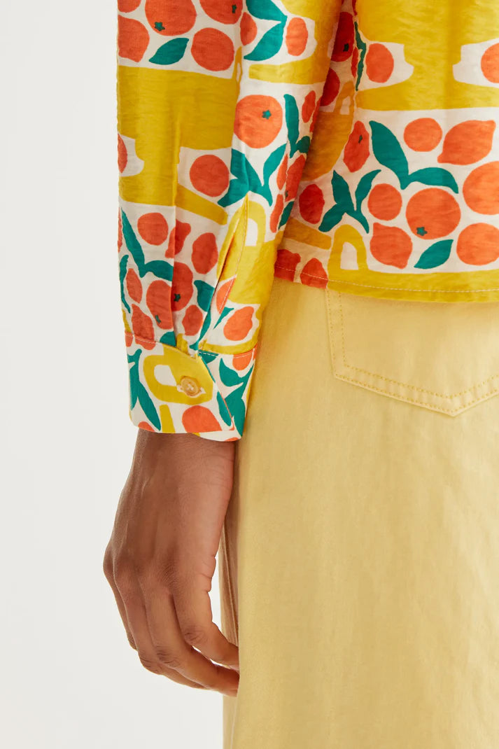 Compañía Fantástica – Citrus Print Long Sleeve Shirt