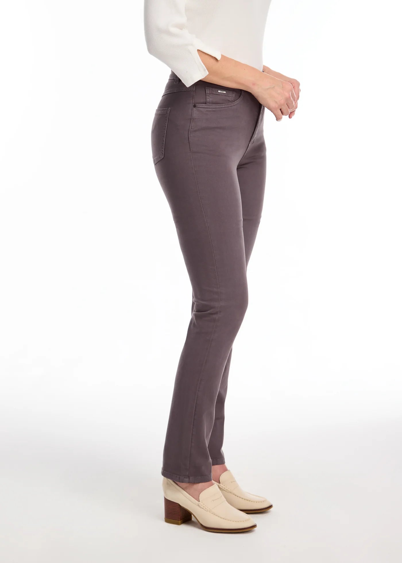 FDJ French Dressing - Suzanne Straight Leg Denim, Stone Gray