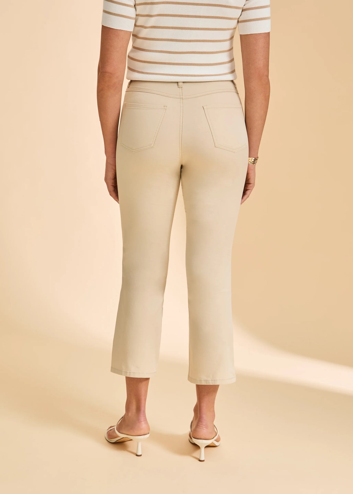FDJ - Suzanne Boot Crop Pants, Sand - Gayle's Fashions