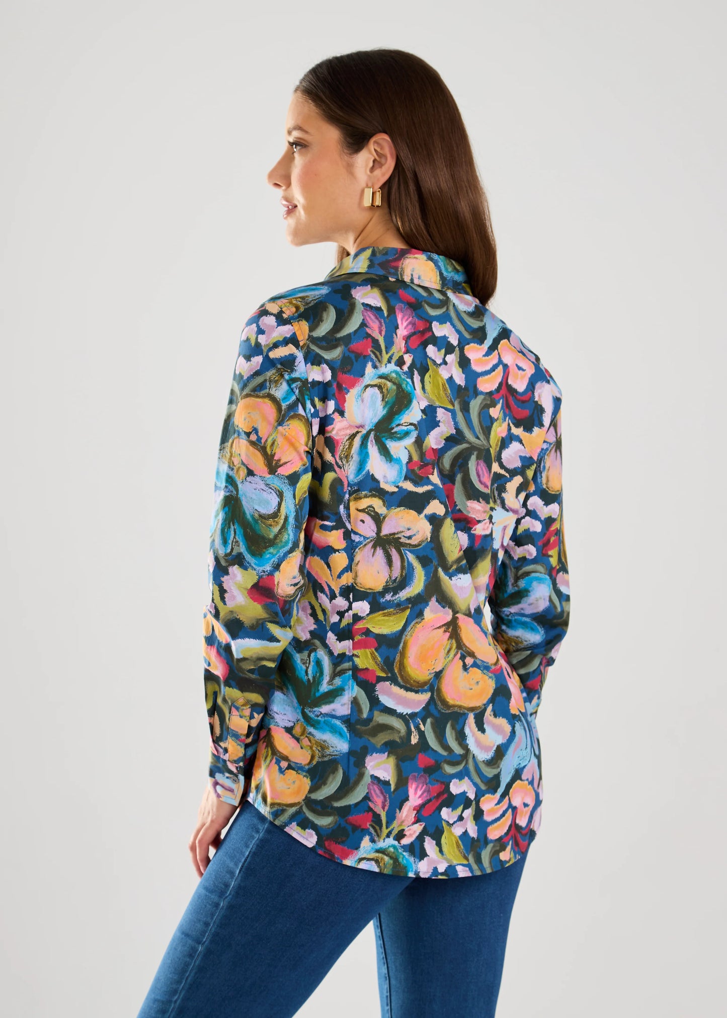 FDJ French Dressing - Floral Long-Sleeve Shirt