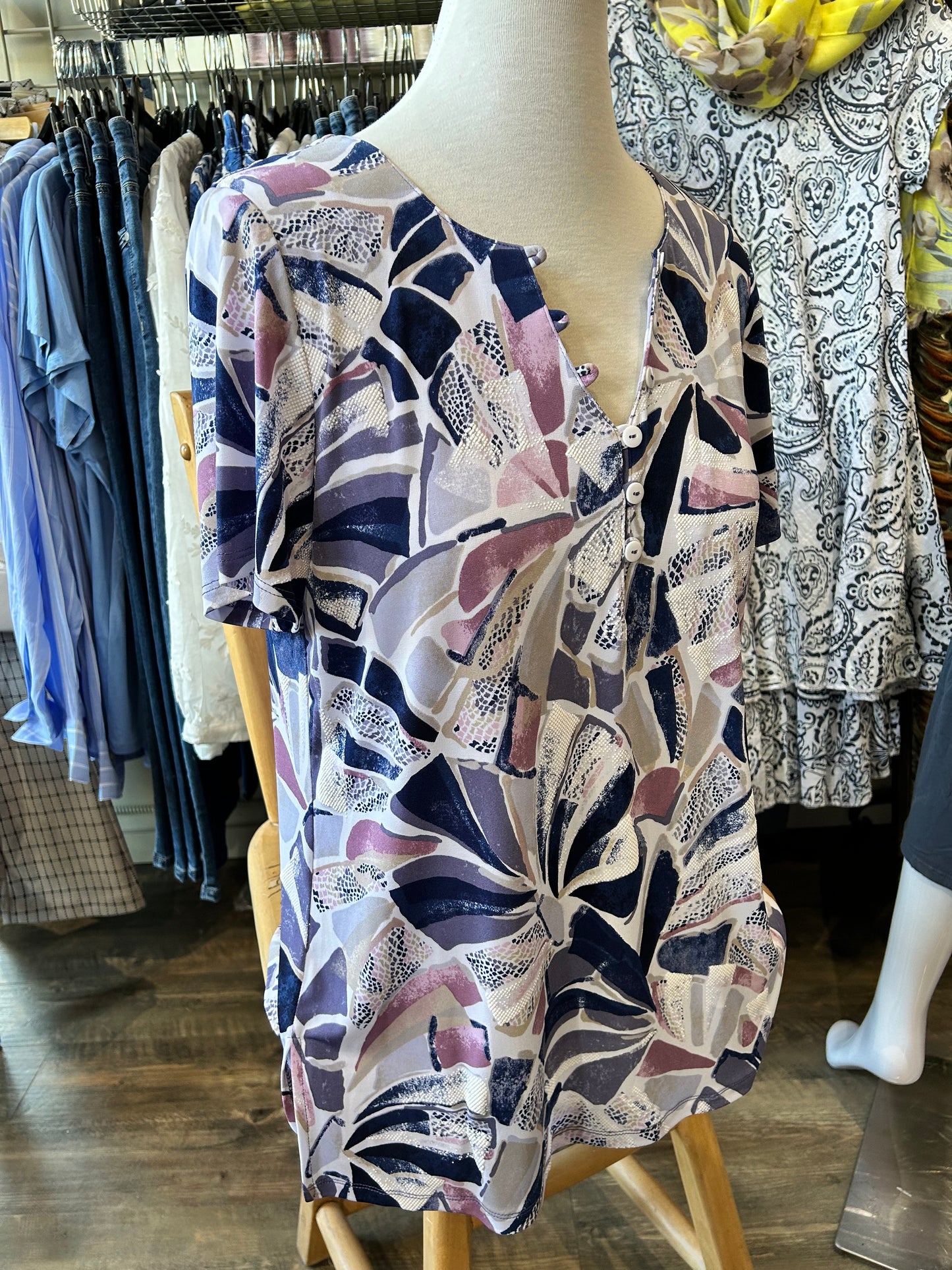 Bali – 1/4 Button Tee