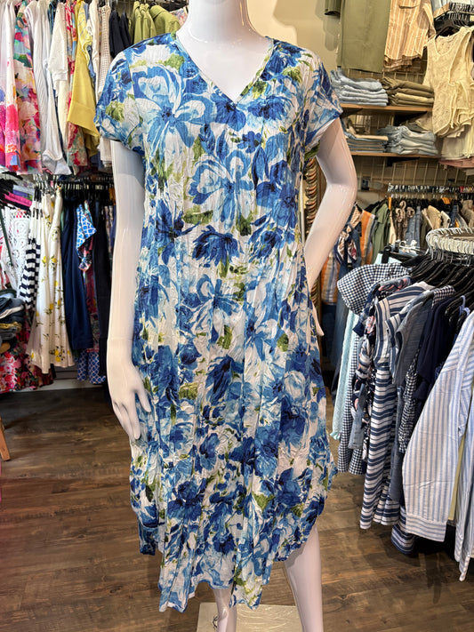 Dress Addict – Cap Sleeve Fit & Flare Dress with Pockets