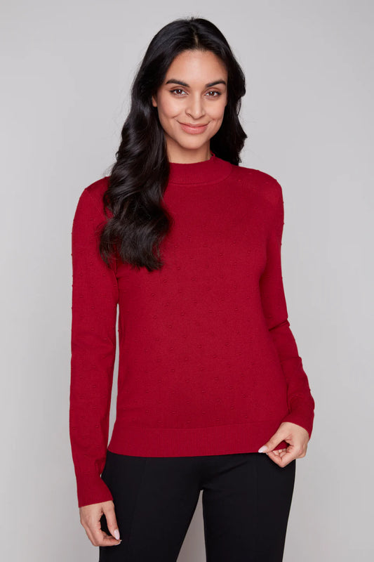 Carré Noir - Mockneck Light Knit Sweater