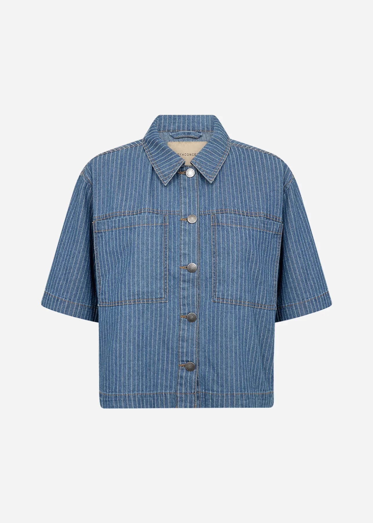 Soya Concept - CAISHO 1 Shirt (Blue Denim) - Gayle's Fashions