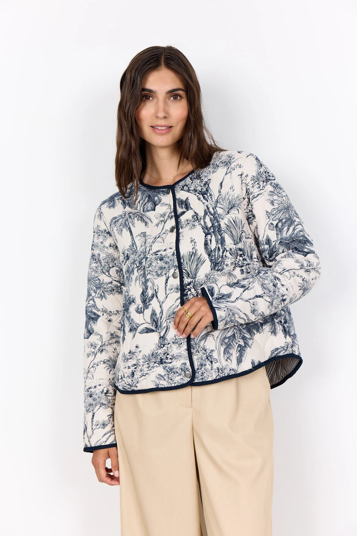 Soya Concept - CARLI 3 Jacket (Navy) - Gayle's Fashions