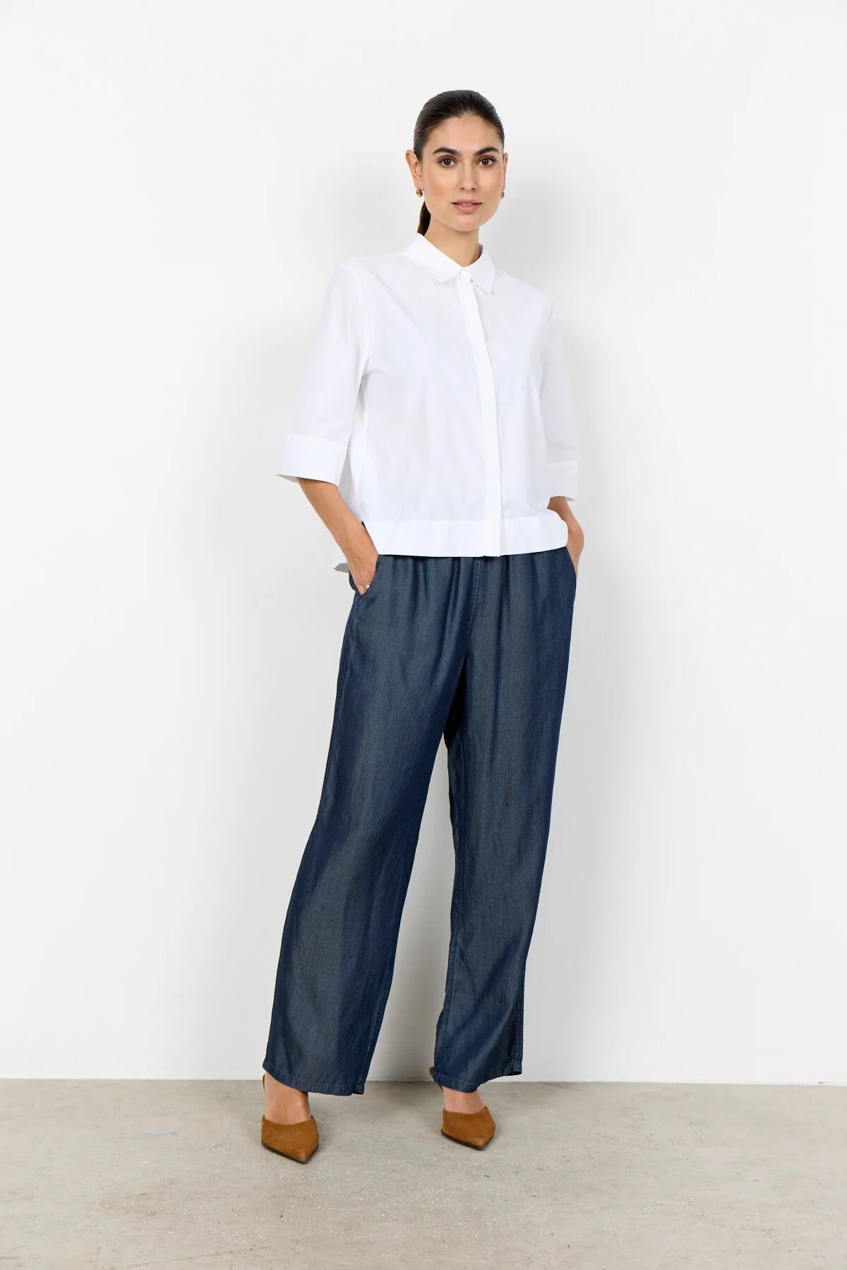 Soya Concept - NETTI 118 Shirt (White) - Gayle's Fashions