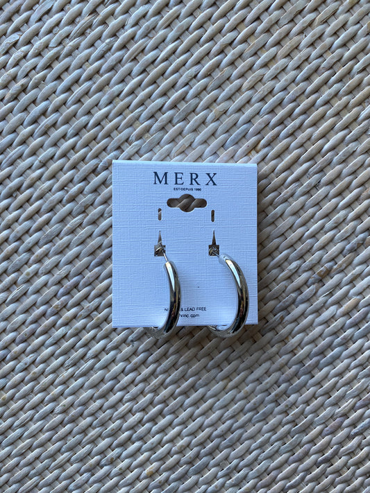 MERX - Extra Small Silver Hoop Earrings
