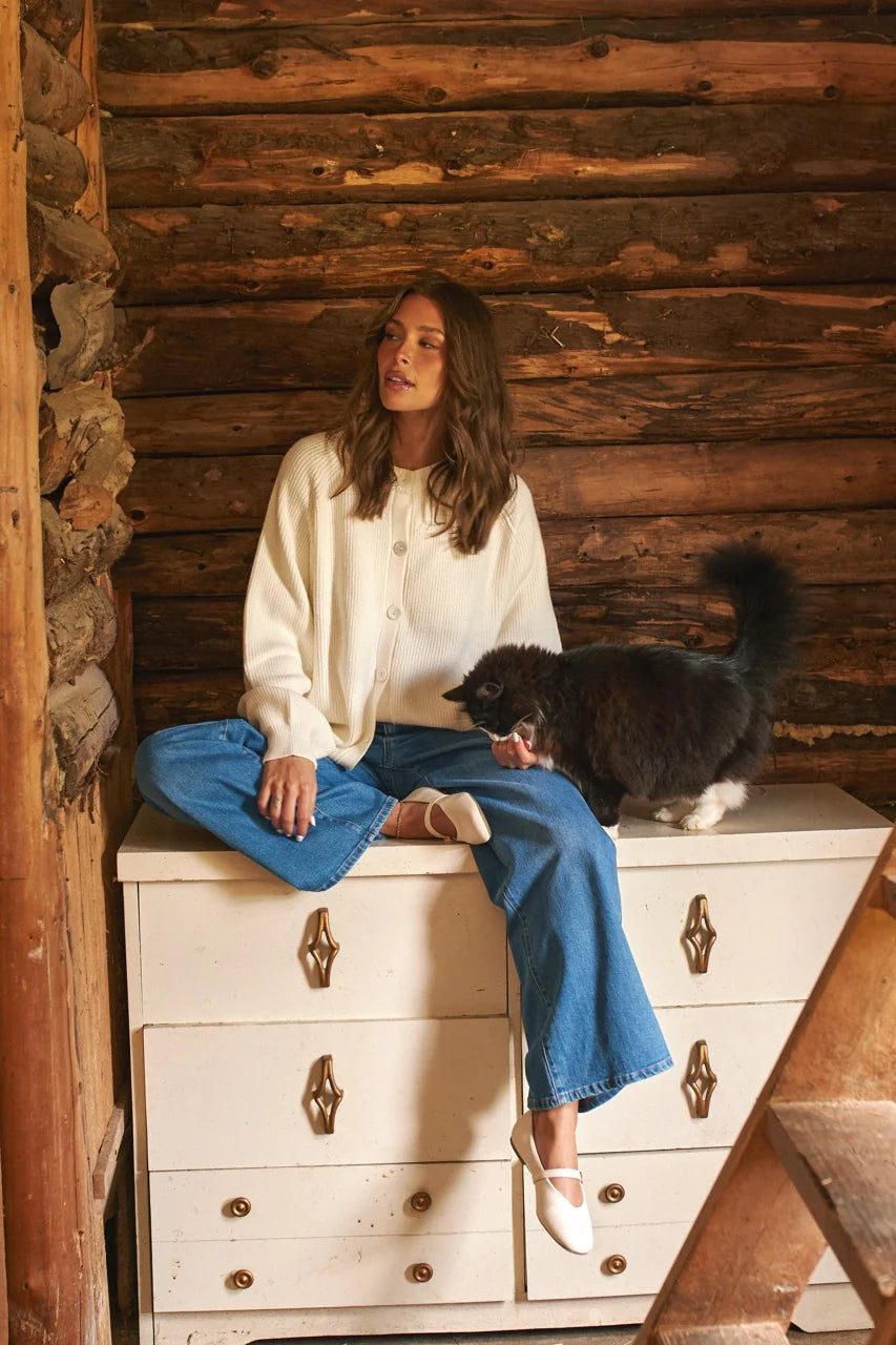 Daily Story - Aline Cardigan, Cream