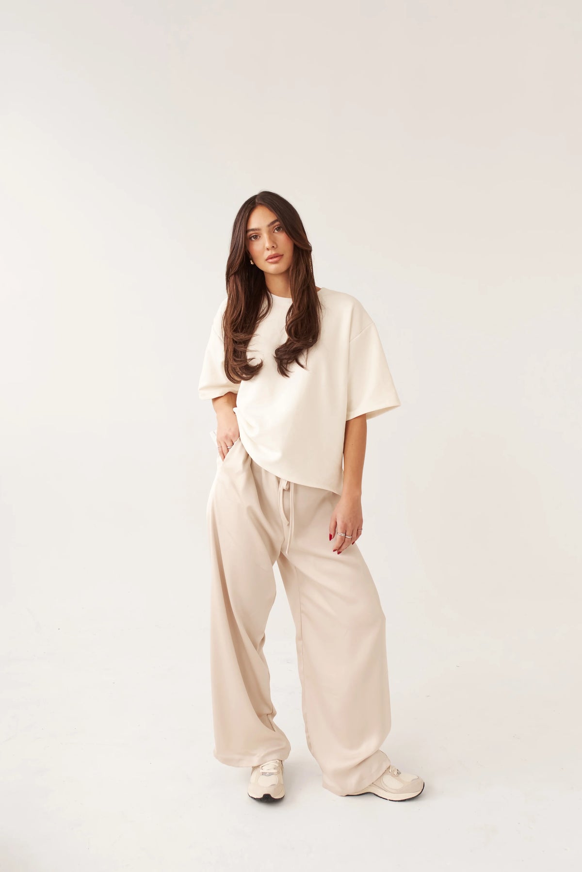 Daily Story - Anaé Fleece T-Shirt, Off White