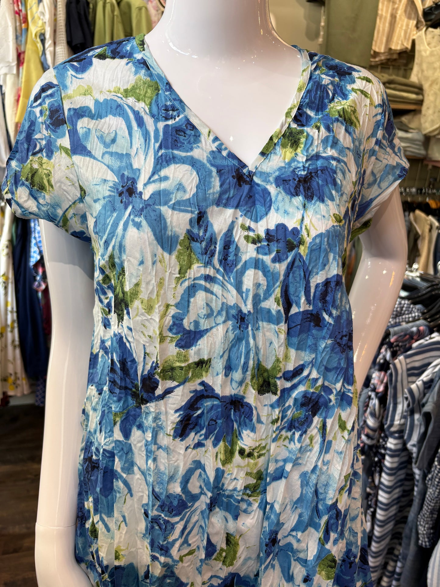 Dress Addict – Cap Sleeve Fit & Flare Dress with Pockets