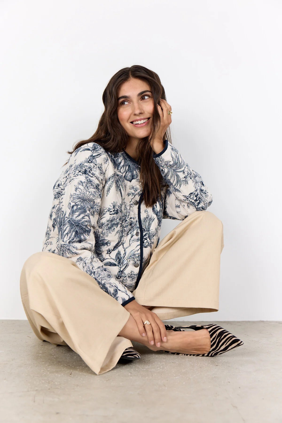 Soya Concept - CARLI 3 Jacket (Navy) - Gayle's Fashions