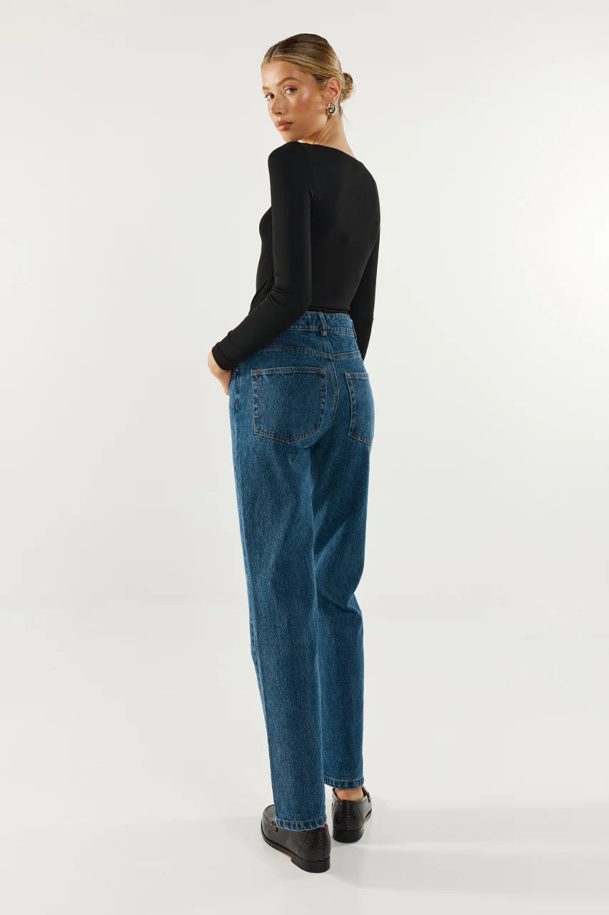 Madison the Label - Caden Long‑Sleeve Knit Top