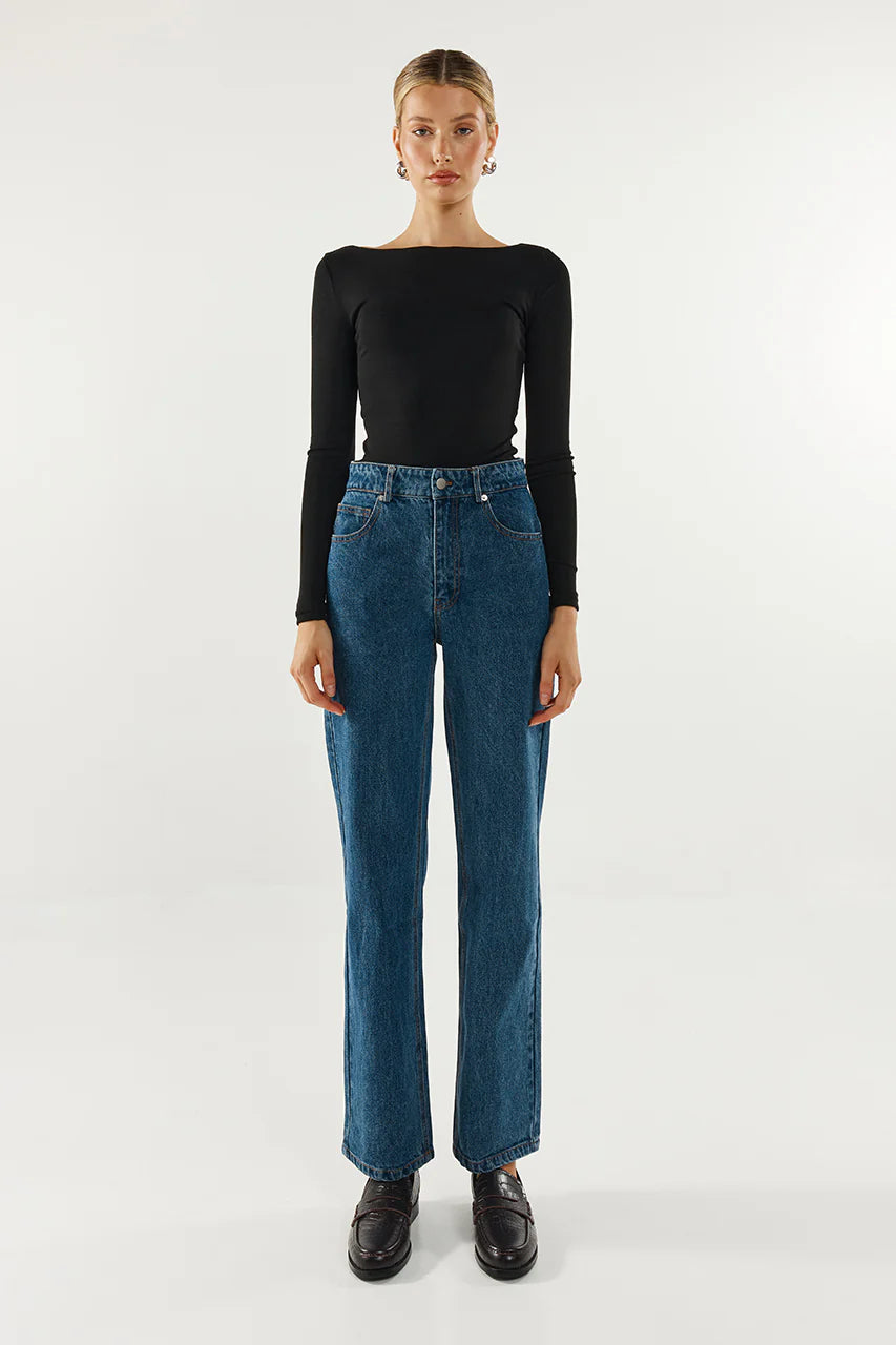 Madison the Label - Caden Long‑Sleeve Knit Top