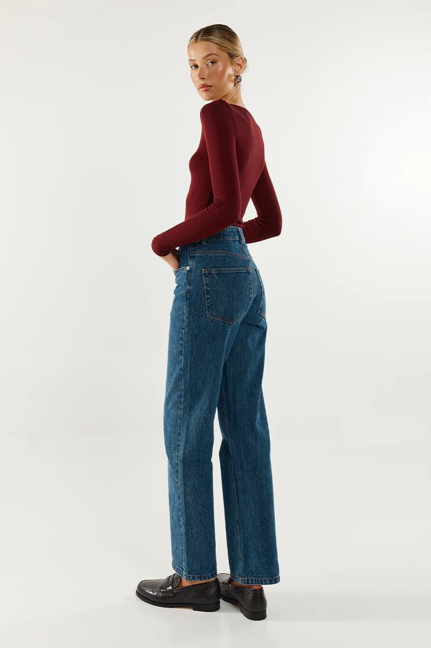 Madison the Label - Caden Long‑Sleeve Knit Top