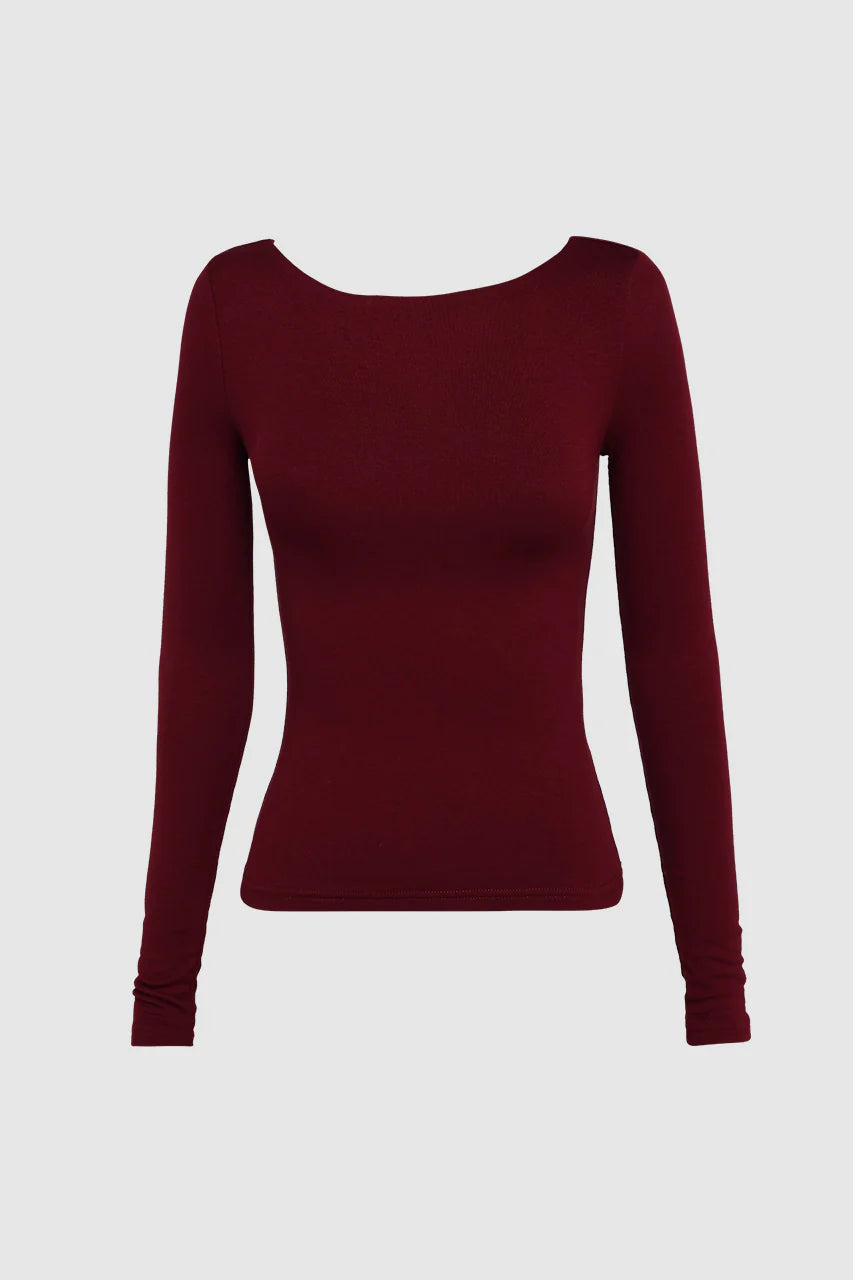 Madison the Label - Caden Long‑Sleeve Knit Top